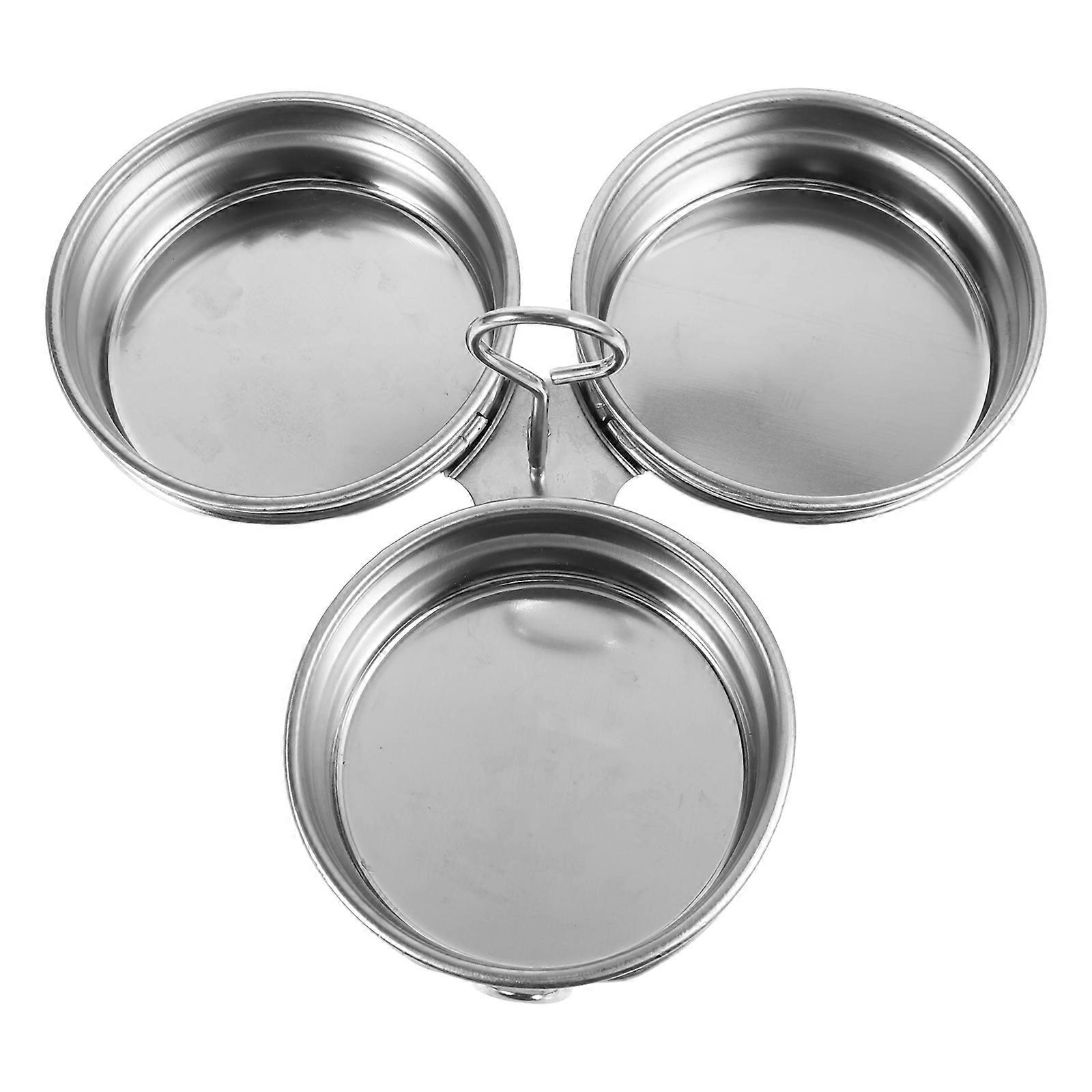 Stainless Steel Egg Poaching Cups Kitchen Tool Perfect For Home Cooking Nonstick Poached Egg Making Round Shape