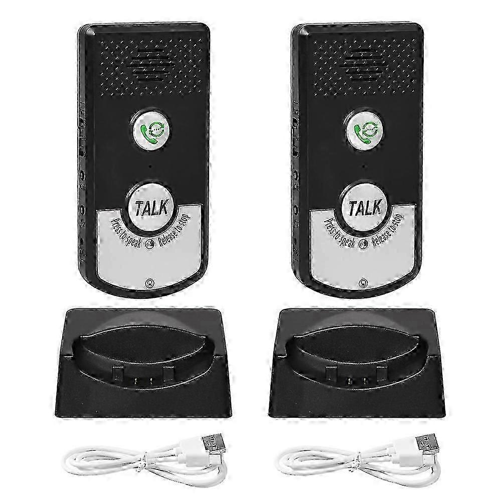 Wireless Two-Way Intercom Voice Monitor for Home Hospital Hotel Use