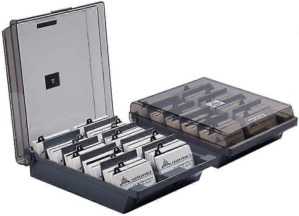 1 Large Format Business Card Holder With Tabs And Dividers (1000 Cards)