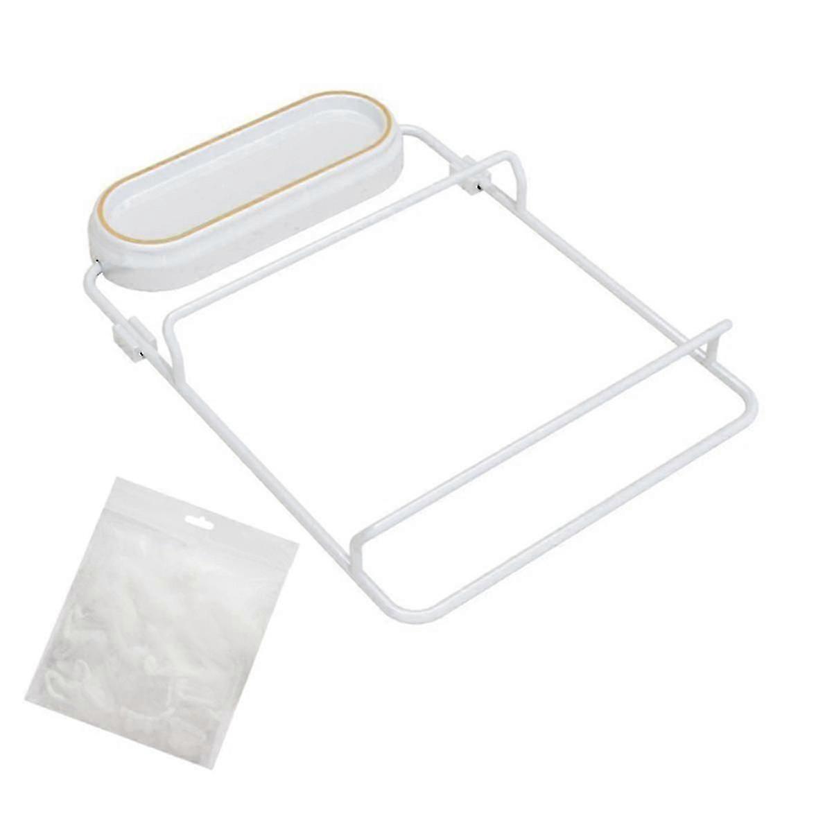 B-Kitchen Sink Filter Rack Foldable Sink Strainer Corner Filter Mesh Bag Shelf
