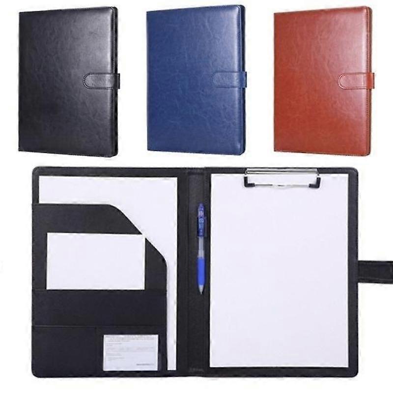 Multifunctional A4 Conference Folder Business Stationery Folder Leather Contract File Folders