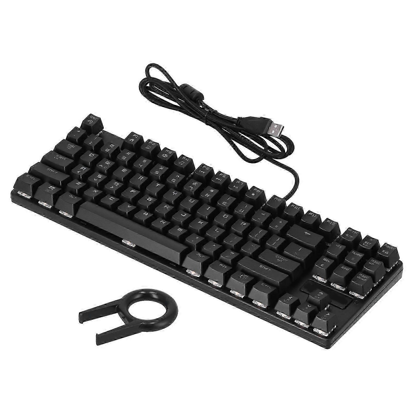 MAGIC REFINER Gaming Keyboard 87 Keys Portable Durable RGB Backlit Ergonomic Mechanical Keyboard for Laptop PC 2025