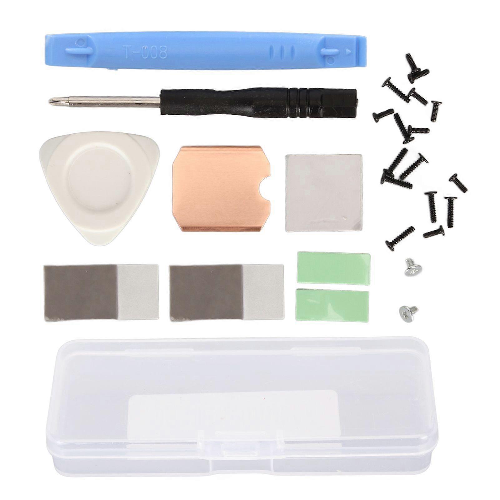 for Steam Deck SSD Heatsink Thermal Pad M.2 2230 NVME SSD Copper Heat Sink Cooling Thermal Paste Back Cover Opening Tool