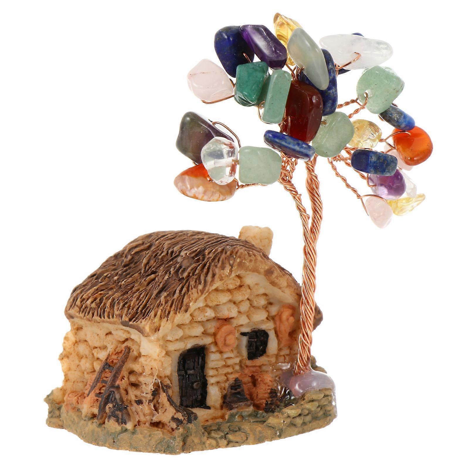 Crystal Money Tree Ornament for Feng Shui Decoration