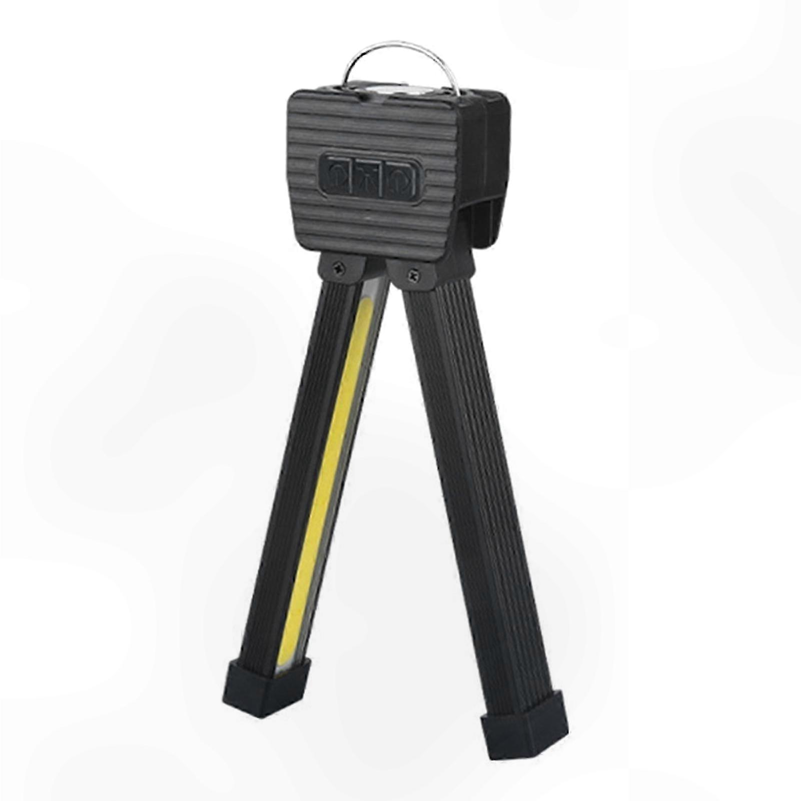 Adjustable LED Work Light with Magnetic Base, 7 Brightness Levels, USB-C Charging, Portable for Camping and Gym Use