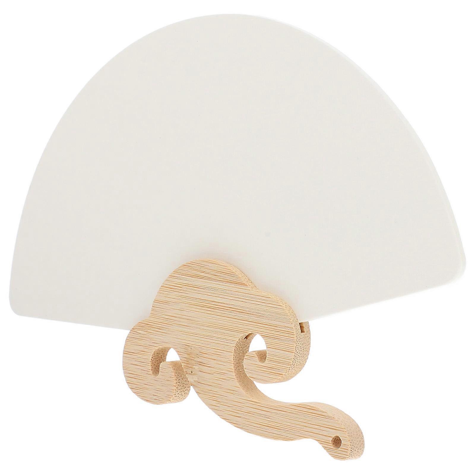 Craftsman Fan Kit Για Καλεσμένους Γάμου Και Δραστηριότητες Ανεμιστήρα Χεριών Εκκλησίας Μπεζ Χάρτινο Υλικό Παρέχει 1 Σετ