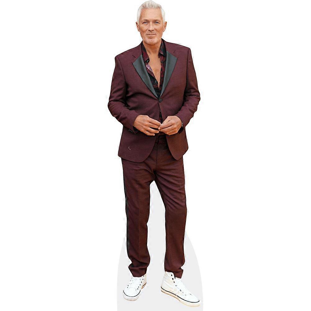 Martin Kemp (Burgundy Suit) Cardboard Cutout (lifesize OR mini size). Standee. Stand Up.