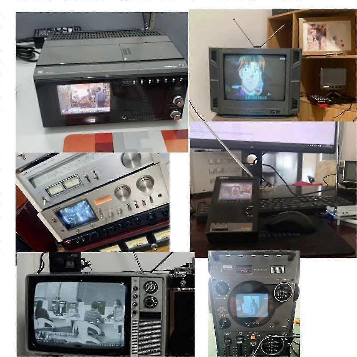 UHF Wireless Video Analog TV Multi-Channel Adjustable TV Signal Transmitter AV to RF TV Transmission 2025
