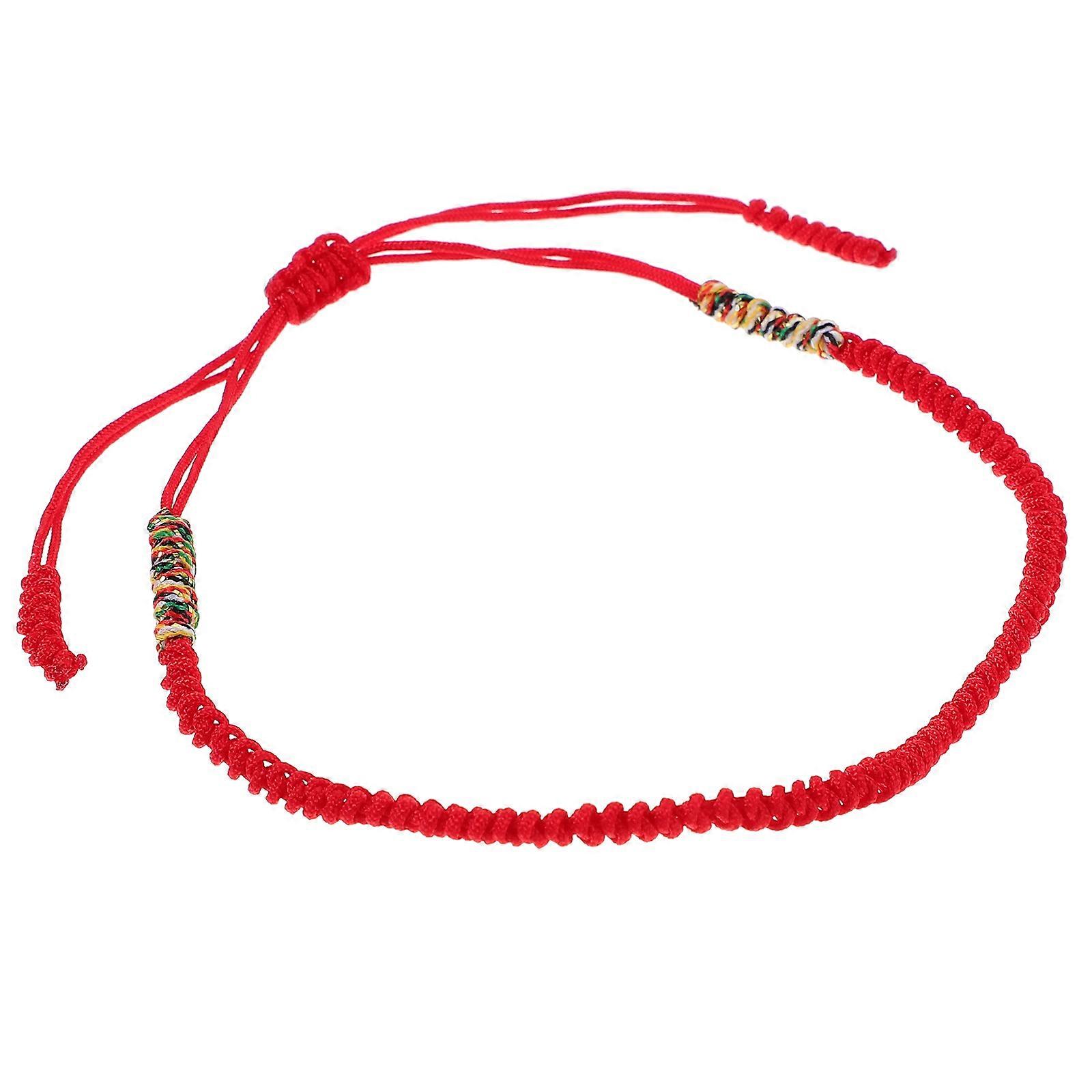 Five Color String Bracelet Rope Bracelet for Decor Adjustable