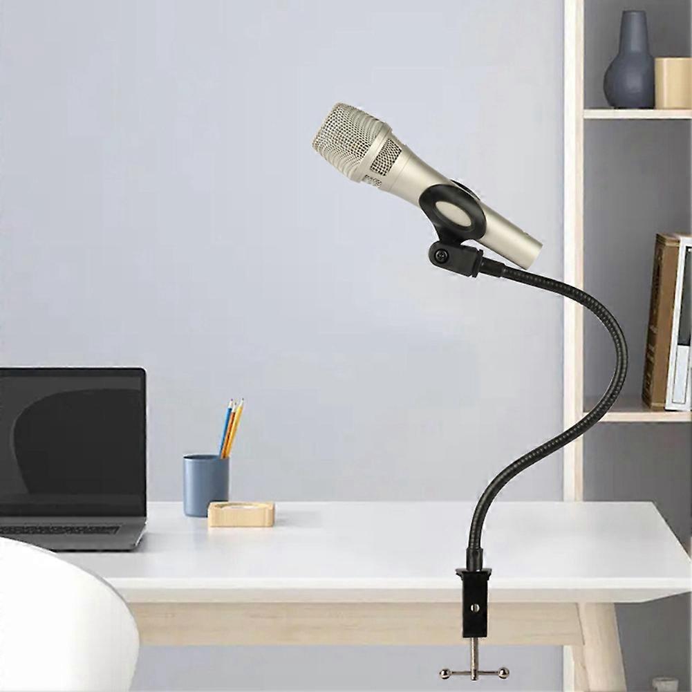Desktop Microphone Stand Gooseneck Universal Hose 360 Degree Flexible Function Live Microphone Stand