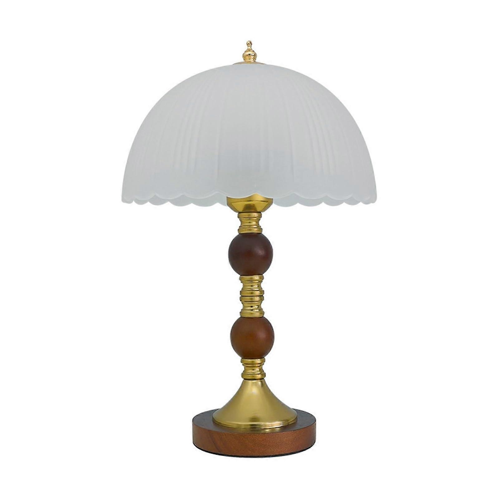 Bedside Table Lamp Vintage Glass Decorative Bedroom Table Lamp Glass Nightstand Lamp For Bedroom