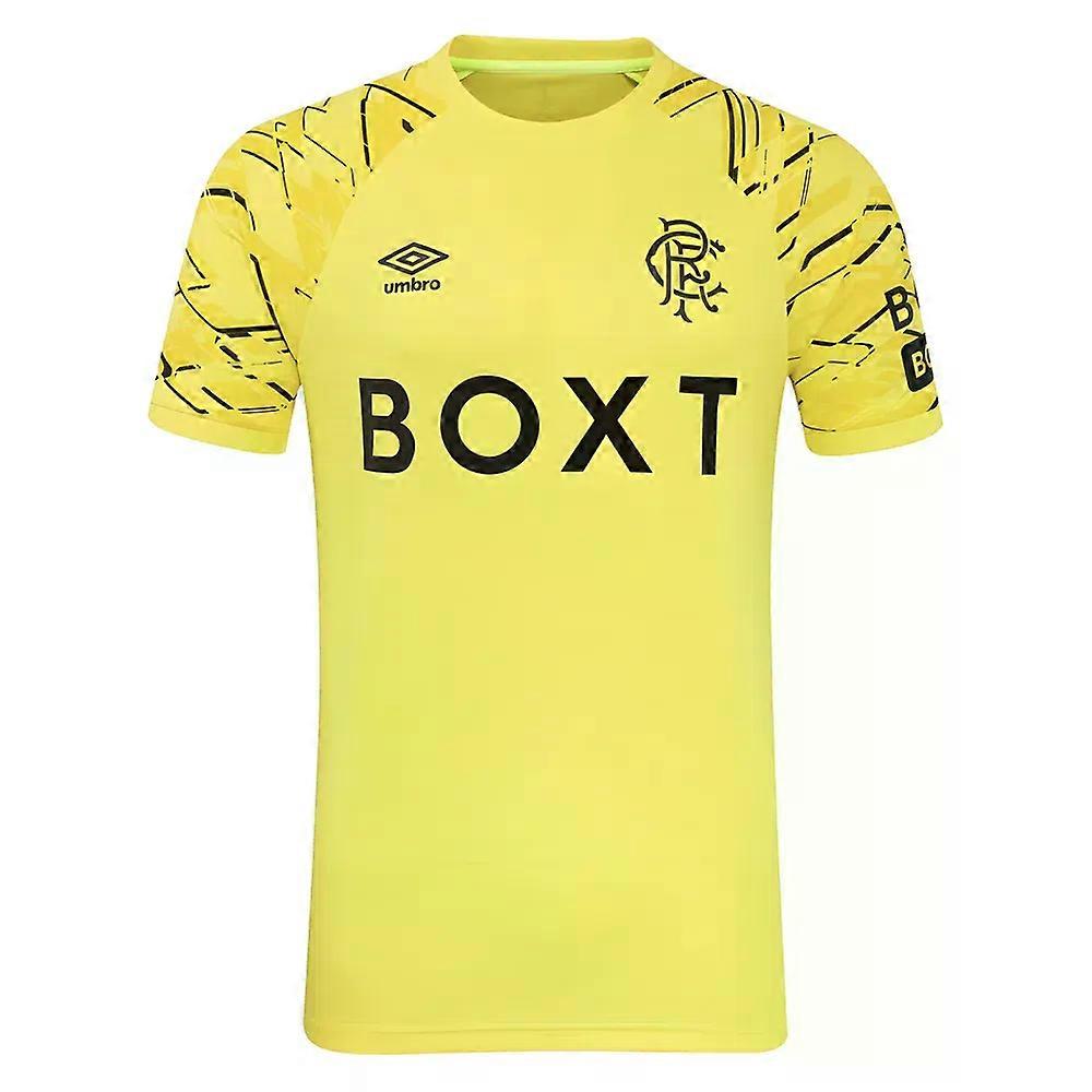 2025-2026 Rangers Home Goalkeeper Shirt (Yellow) - Kids