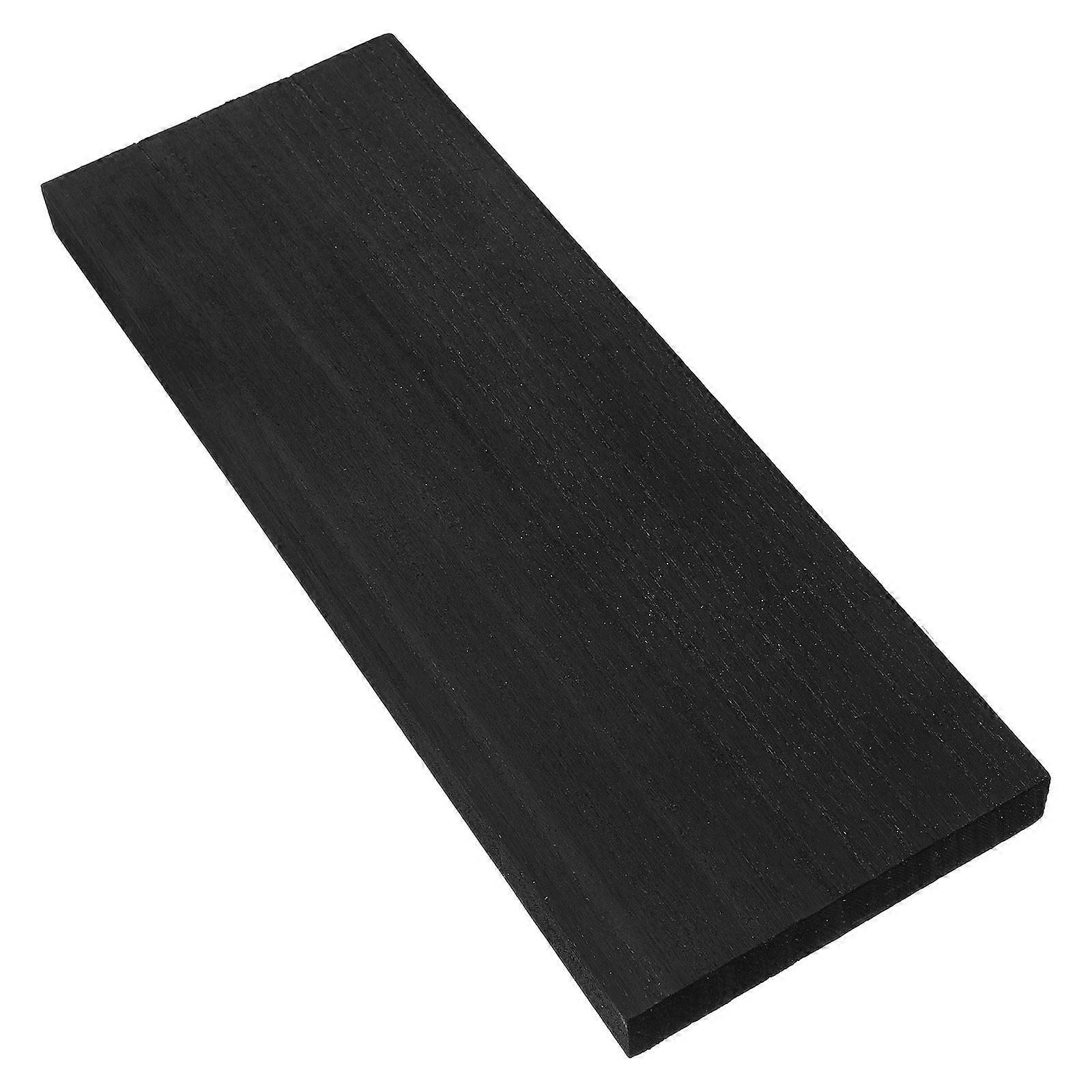 3Pcs Rectangular Wall Shelf For Bathroom Multifunctional Space Saving Organizer Black Wood Material 40X15X2.5CM