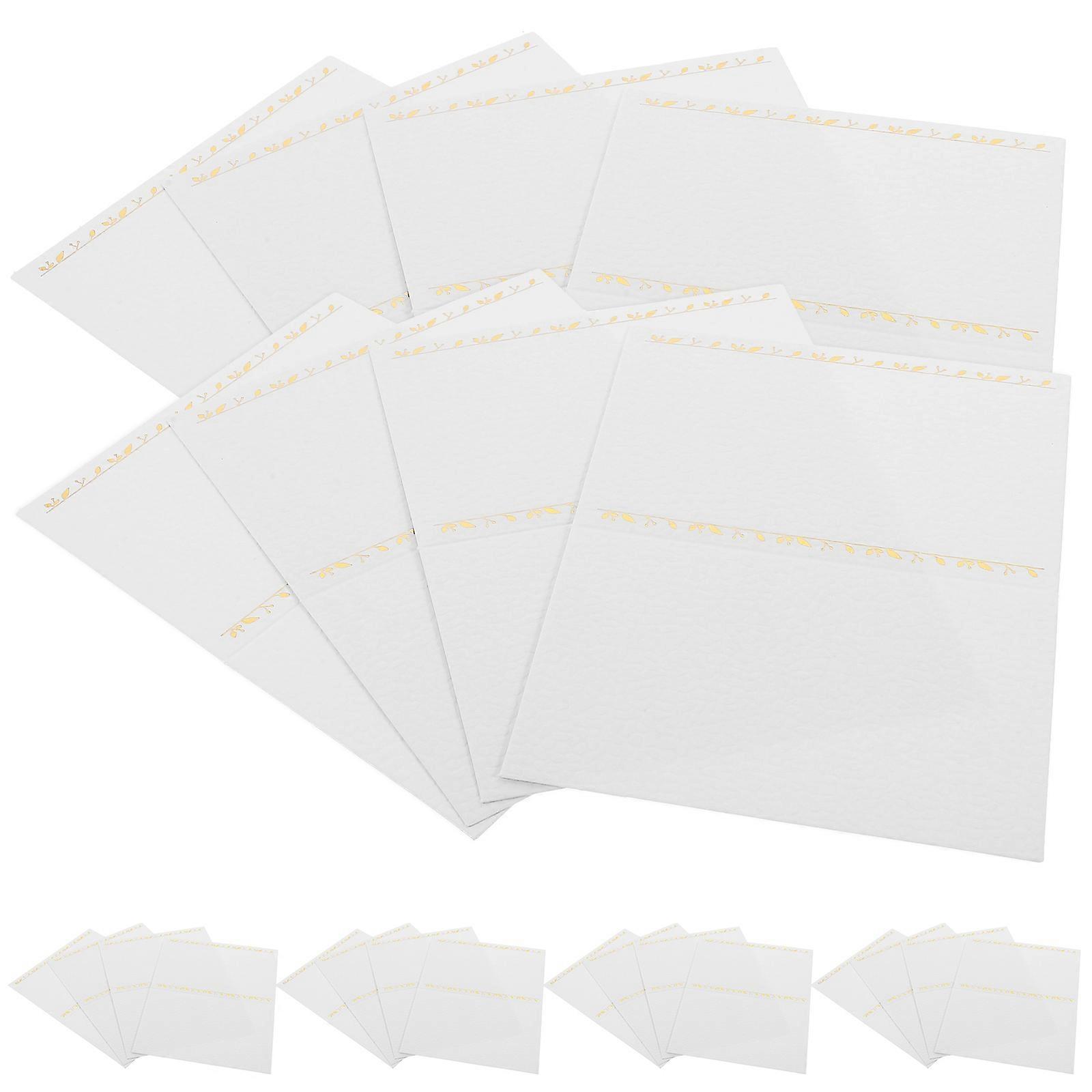 60 Pcs Rectangular Greeting Cards Perfect For Writing Wishes On Birthdays And Weddings