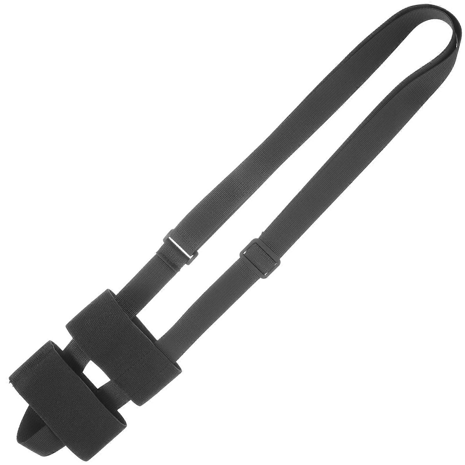 Portable Water Bottle Carrier Strap for Outdoor Use 3Pcs Black Fabric