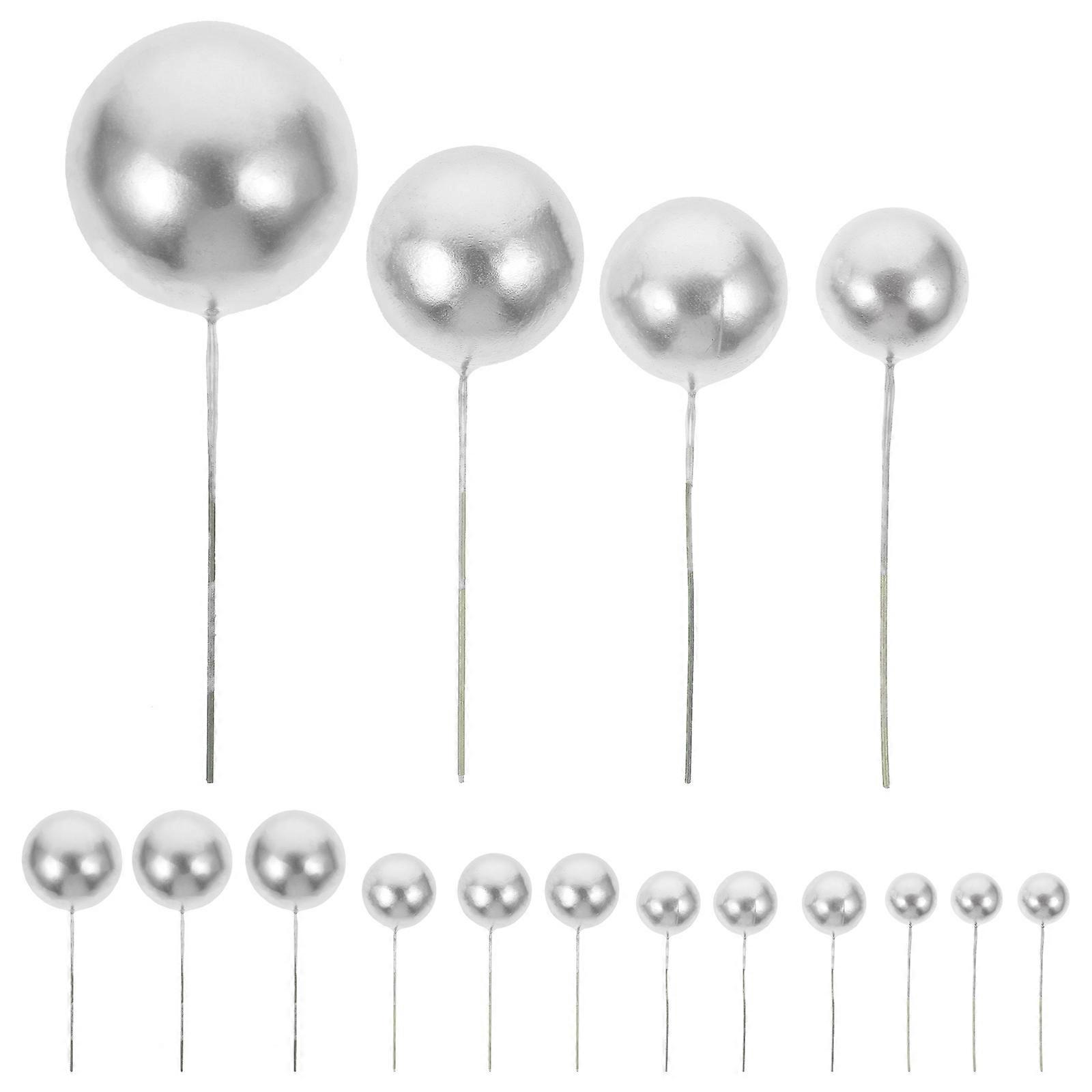80Pcs Balls for Decor Cake Toppers Cake Decorations