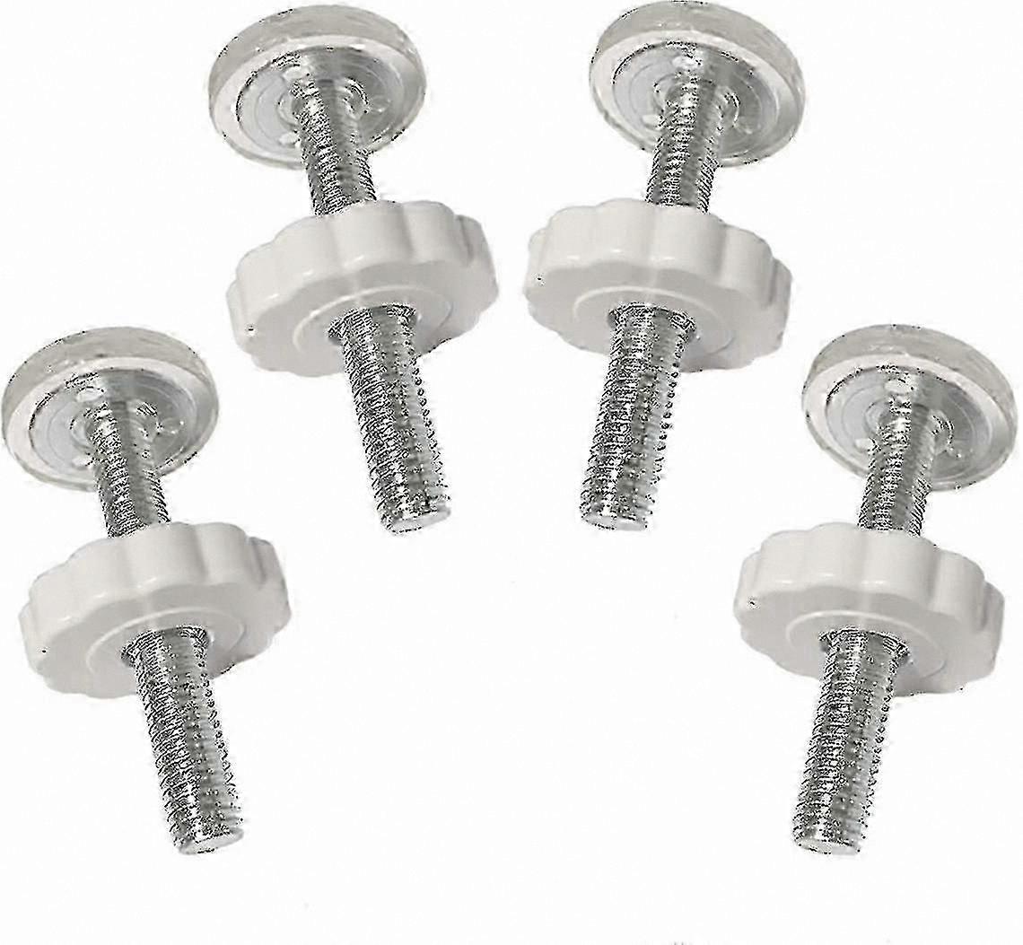 4 Pcs Threaded Spindle Rods for Baby Gates Pressure Mount Accessory Hardware Kit
