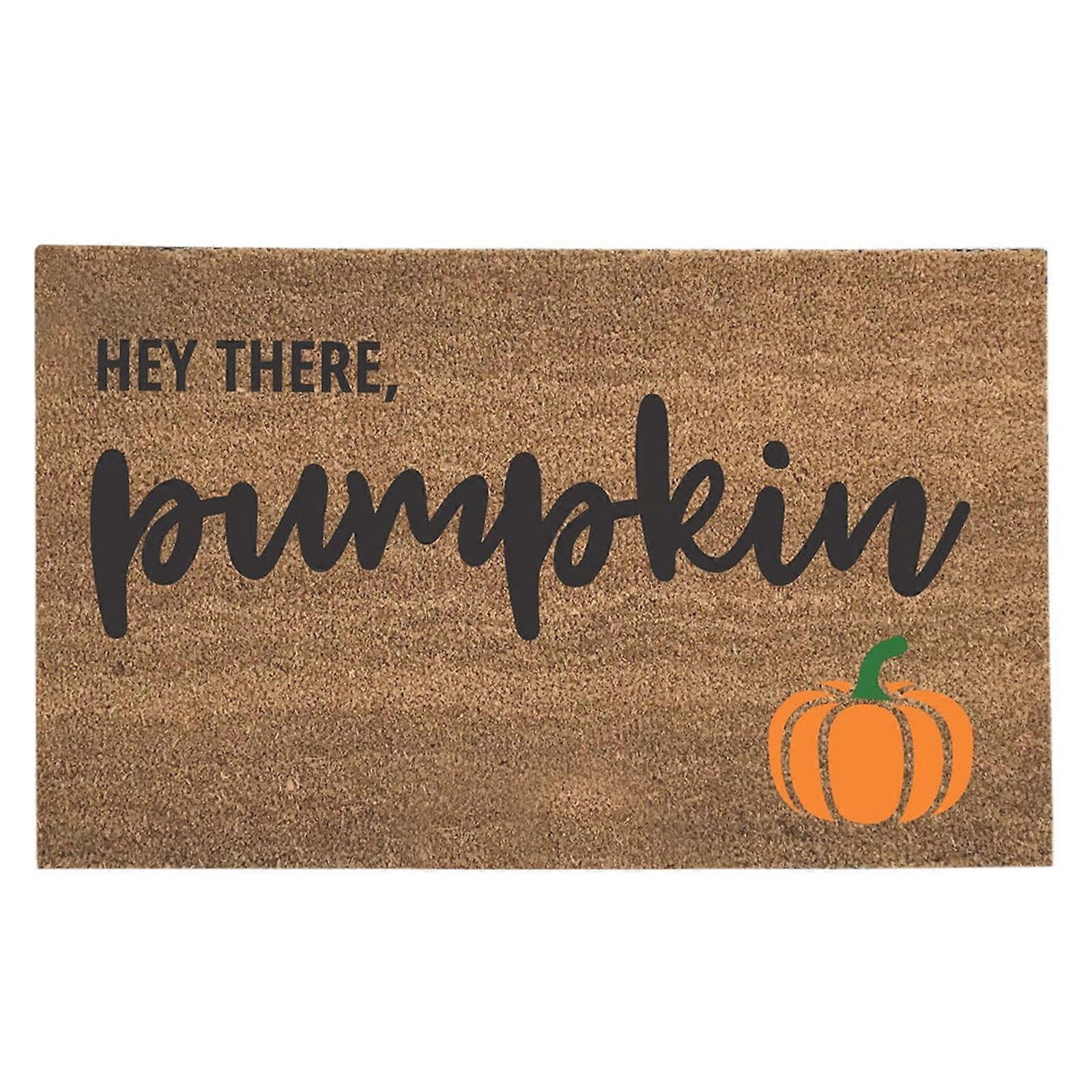 FNGZ Pumpkin Doormat Fall Decor Flock 310g Imported