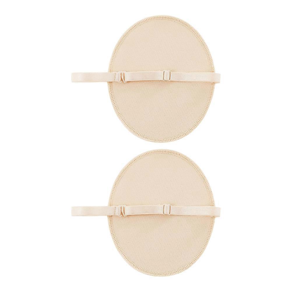 Armpit Washable Underarm Pads for Sweat Absorbent 2Pairs Khaki