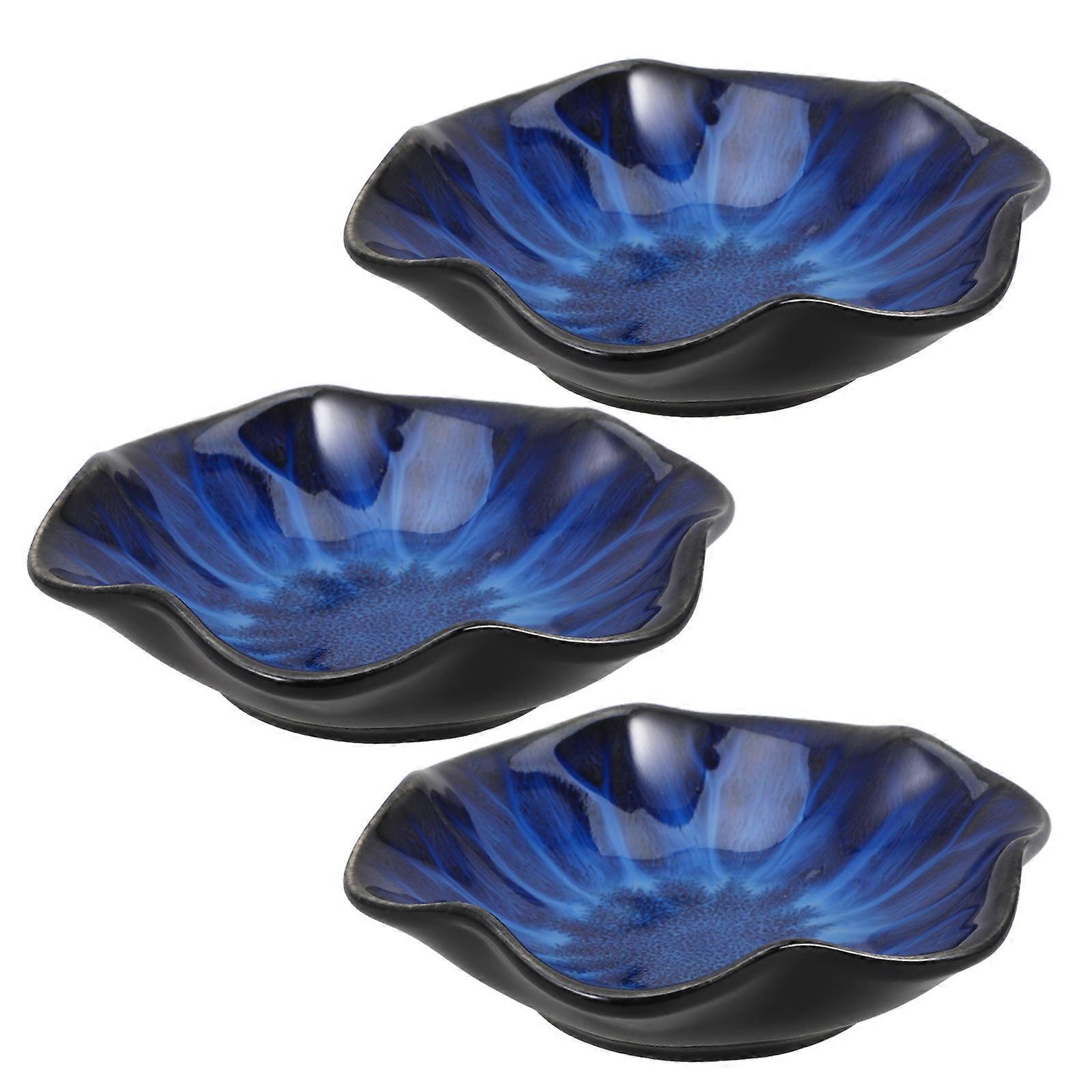 Ceramic Sauce Dish For Restaurants Perfect For Holding Sauce With Square Shape 9 Pcs