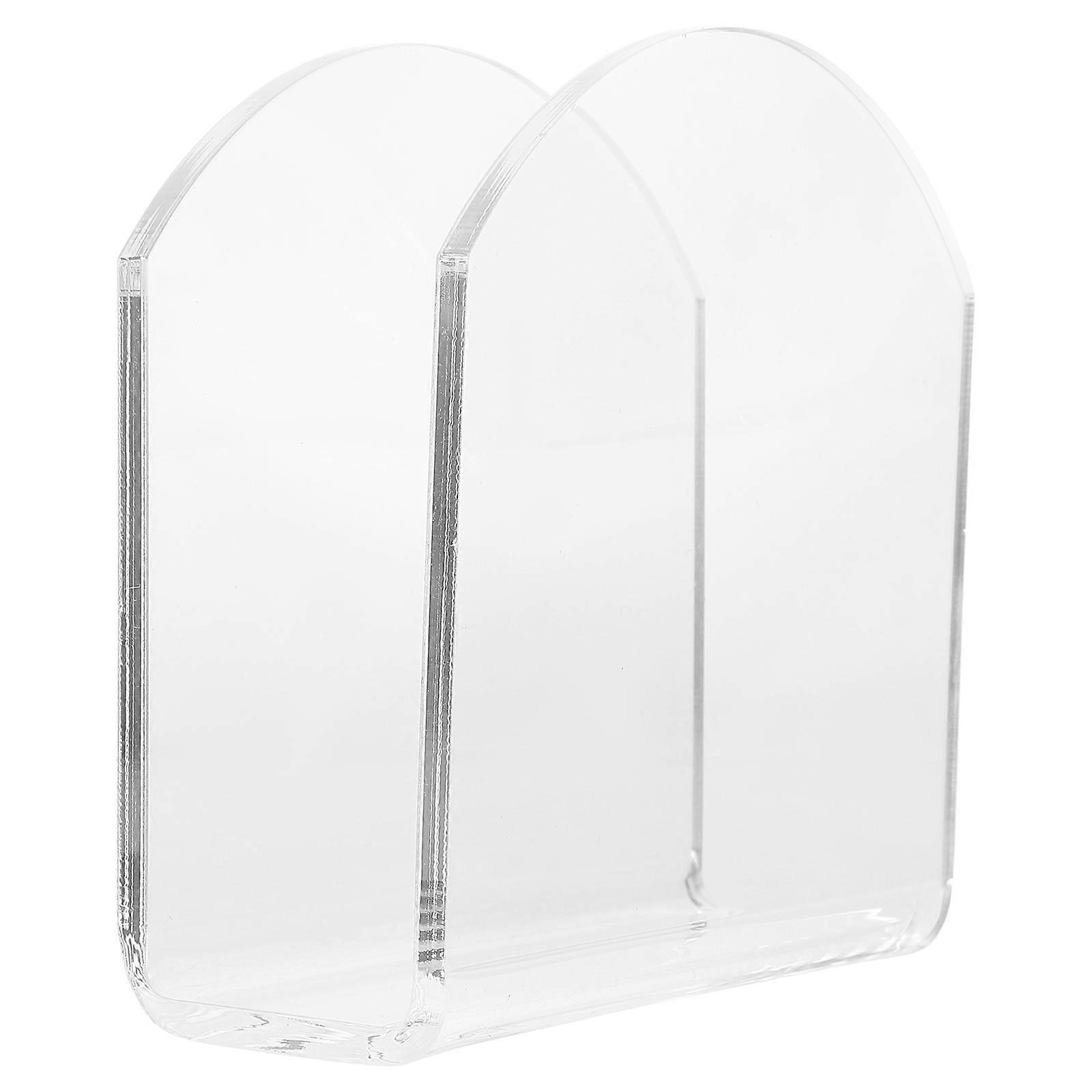 Acrylic Napkin Holder for Tissue Use 4Pcs Transparent Tabletop Rack