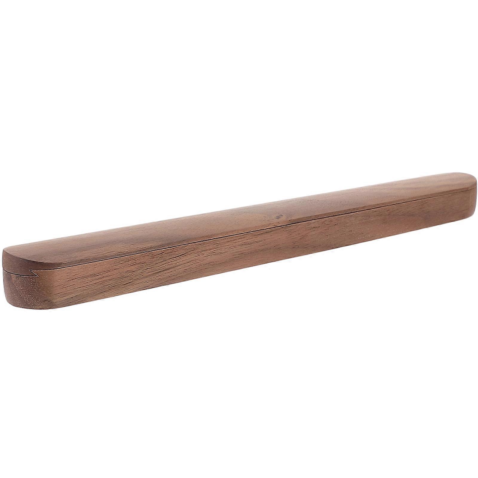 Wooden Box for 2Pcs Chopsticks Holder Storage Case