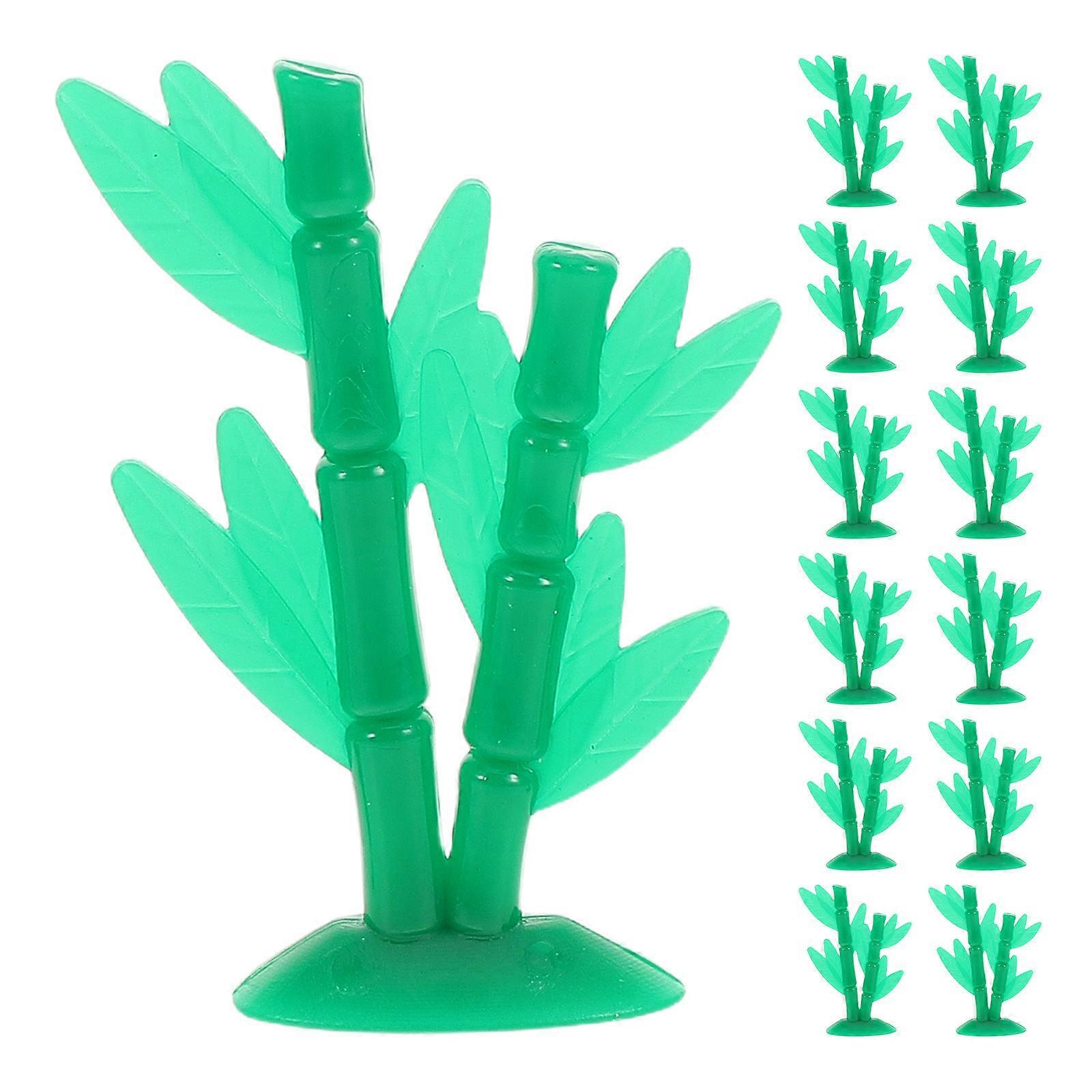 Artificial Bamboo Trees Mini Model for Micro Landscape 100Pcs