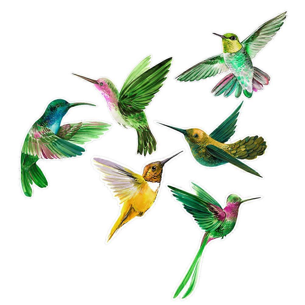Window Cling Stickers for Bird Strike Prevention 6Pcs Window Decals