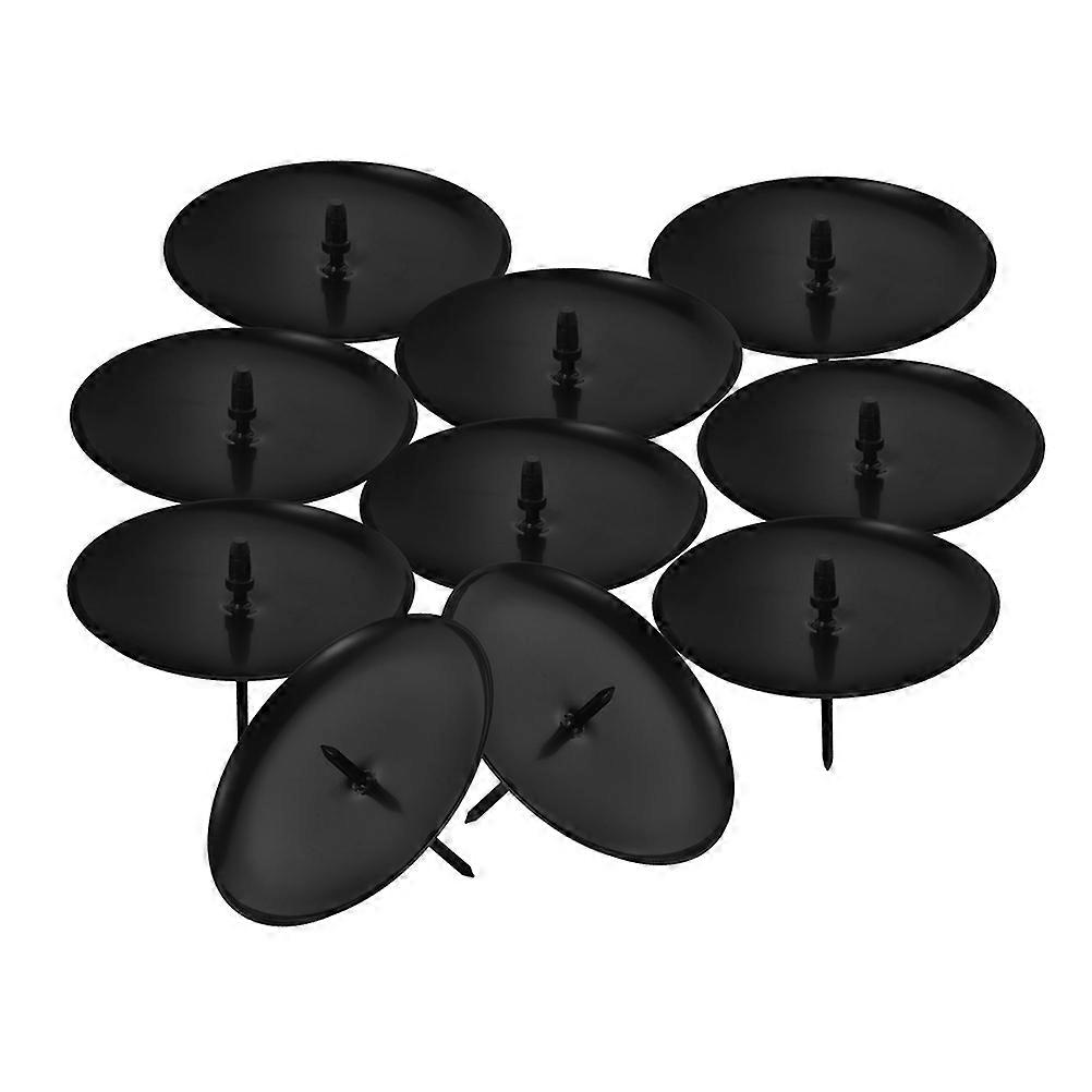 Black Iron Taper Candle Holders for Dining Table Decoration 50Pcs