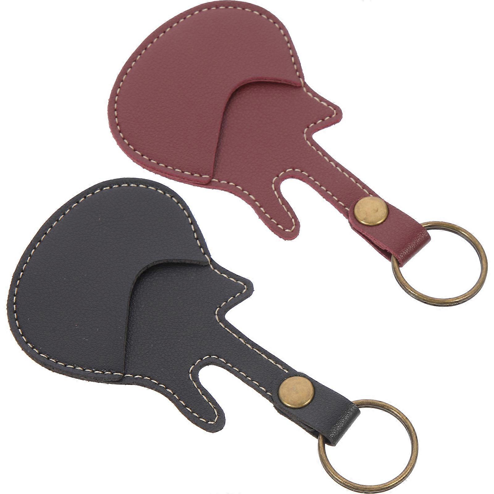 Guitar Pick Storage Bag for Pick Holder 2Pcs Portable Case