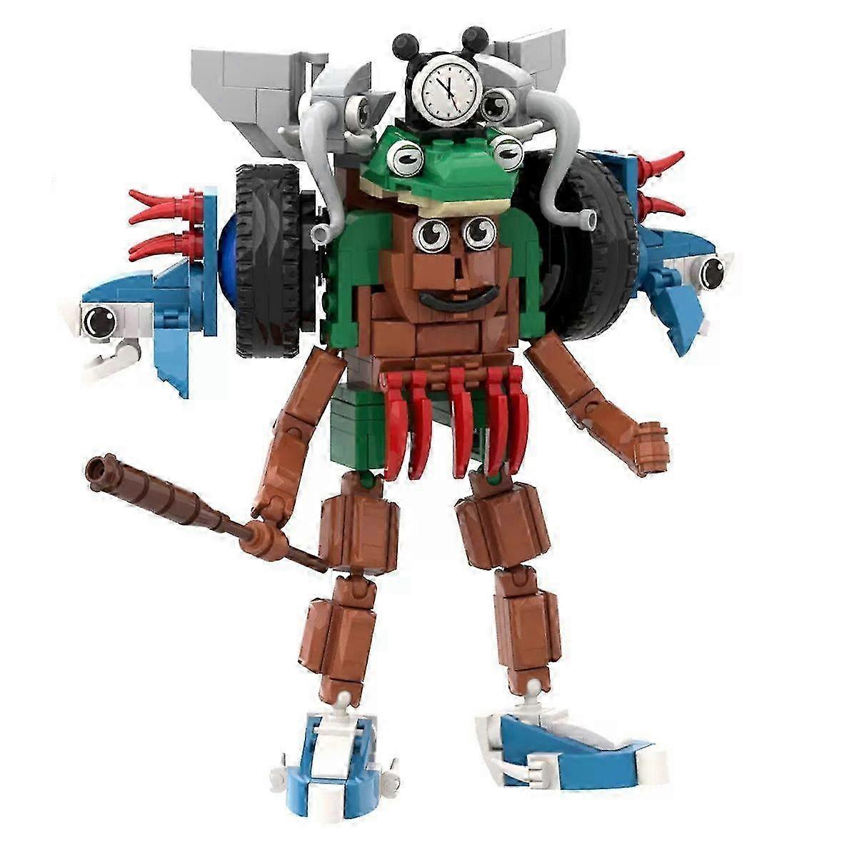 Italian Brainrot Tung Tung Tung Sahur Building Blocks Tralalero Tralala Action Toy Figures _04