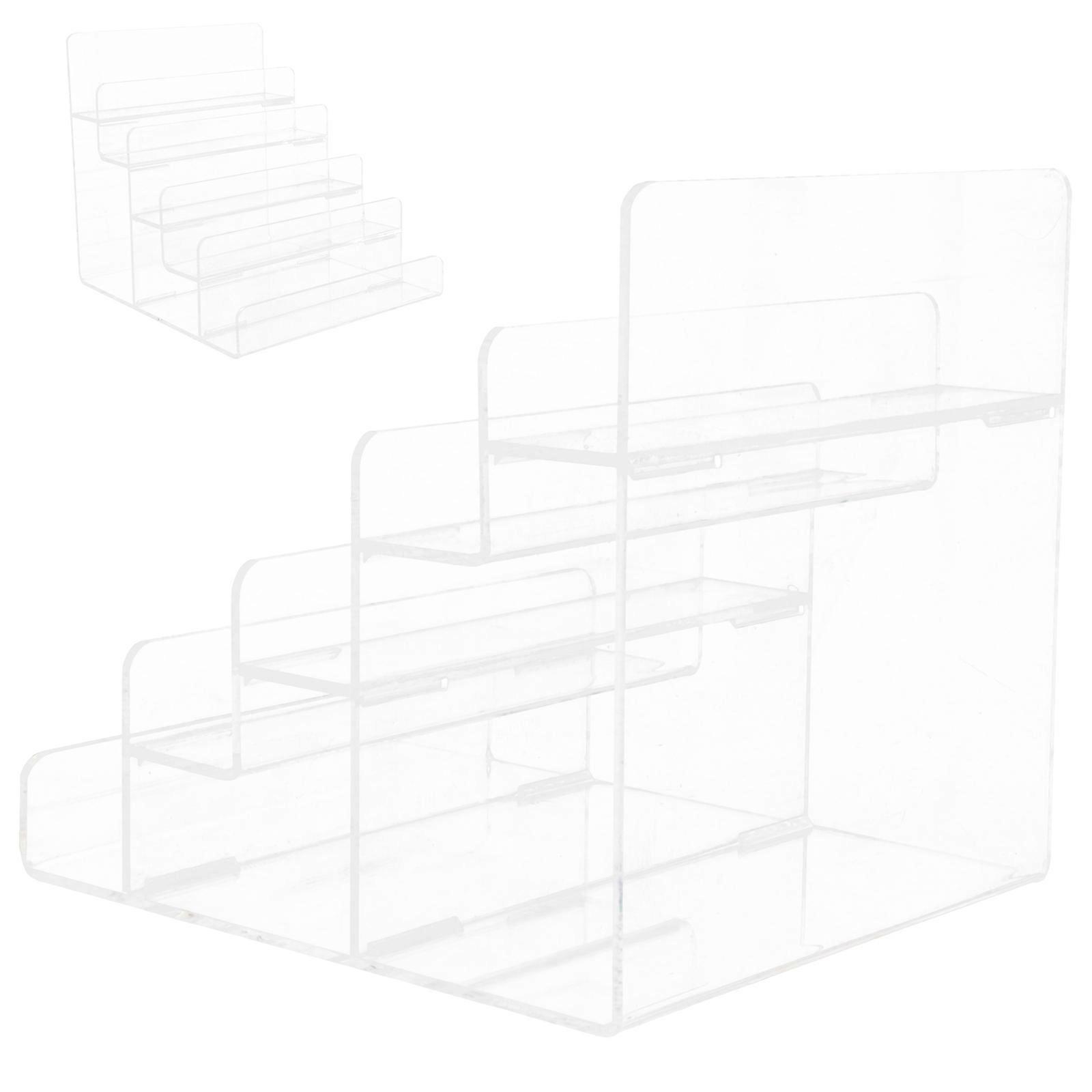 Purse Display Stand 2Pcs Ladder Shape Stand For Home Shopping Malls And Retail Stores 20x19 CM Transparent Display Rack