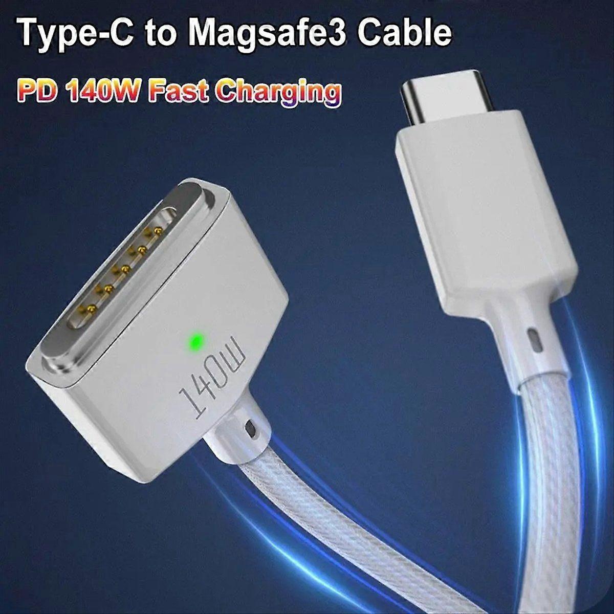 PD 140W 3 Magnetic Fast Charger Cable for ,White