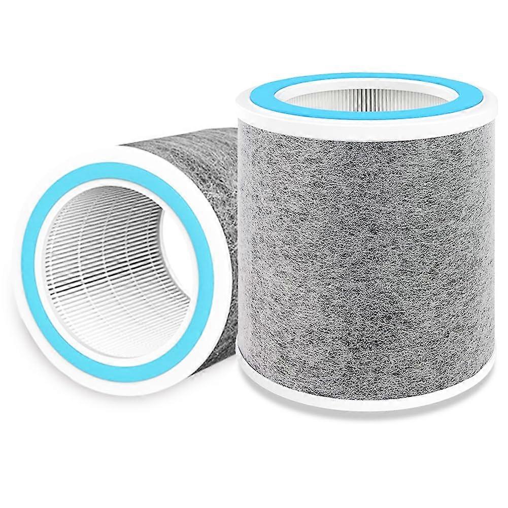 Replacement Air Filter Compatible With HP100/102/152/130/132 H13 True HEPA 3In1, 4Stage Activated Carbon Pack 2