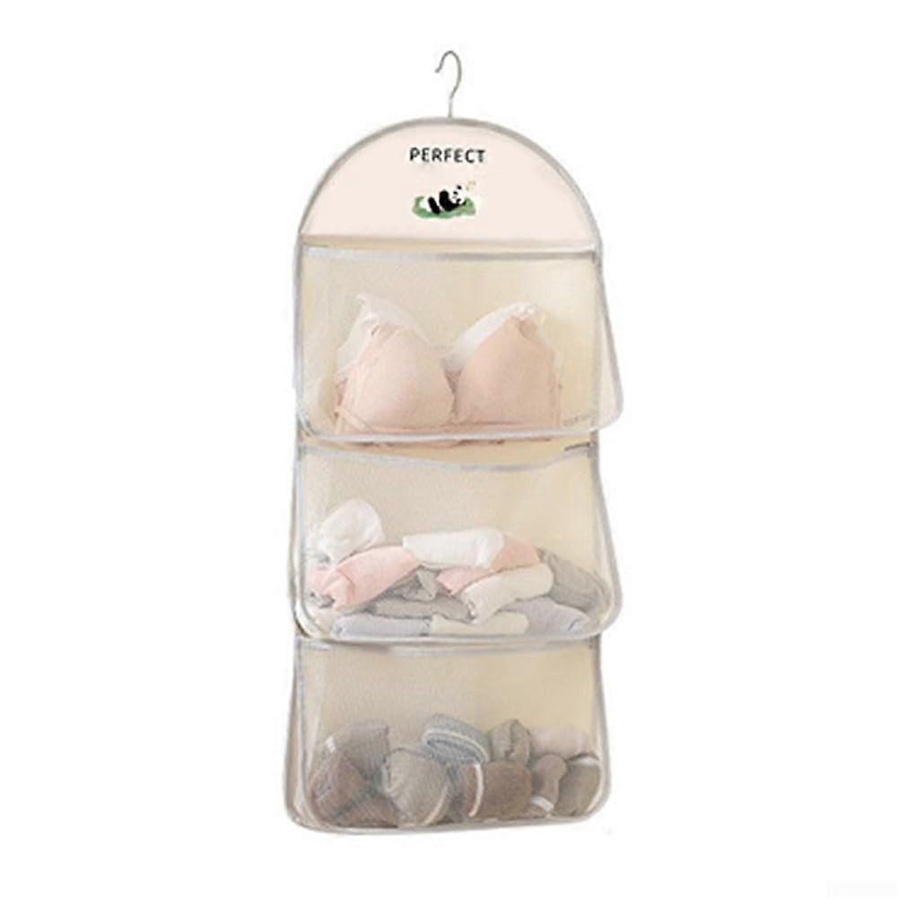 Hanging Socks Organizer  ThreeTier SpaceSaving Closet Storage For Easy Access