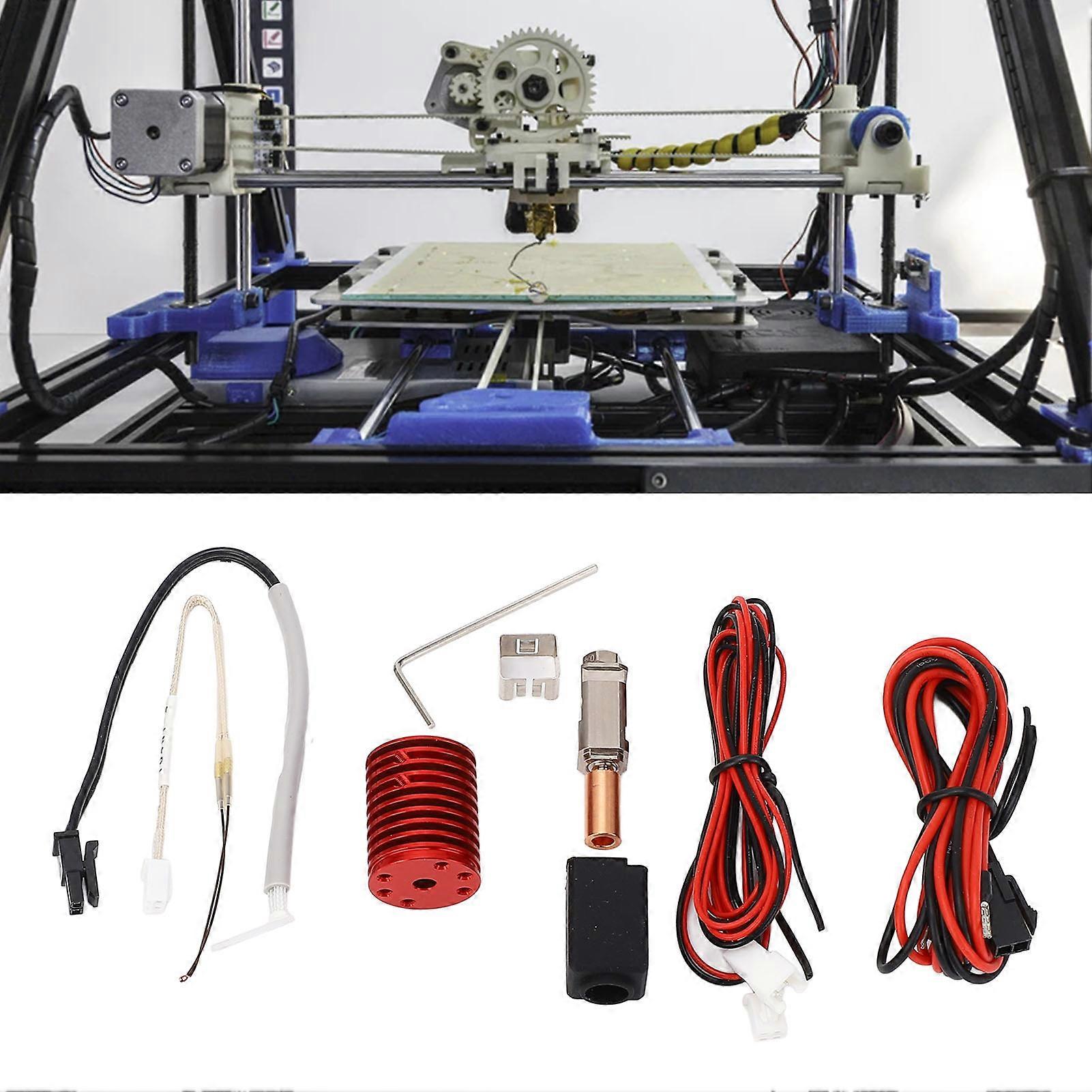 3D Printer Hotend Kit 24V 60W Hot End Replacement for 0.1 0.2 2.4 VzBot CR 10 CR 10S 