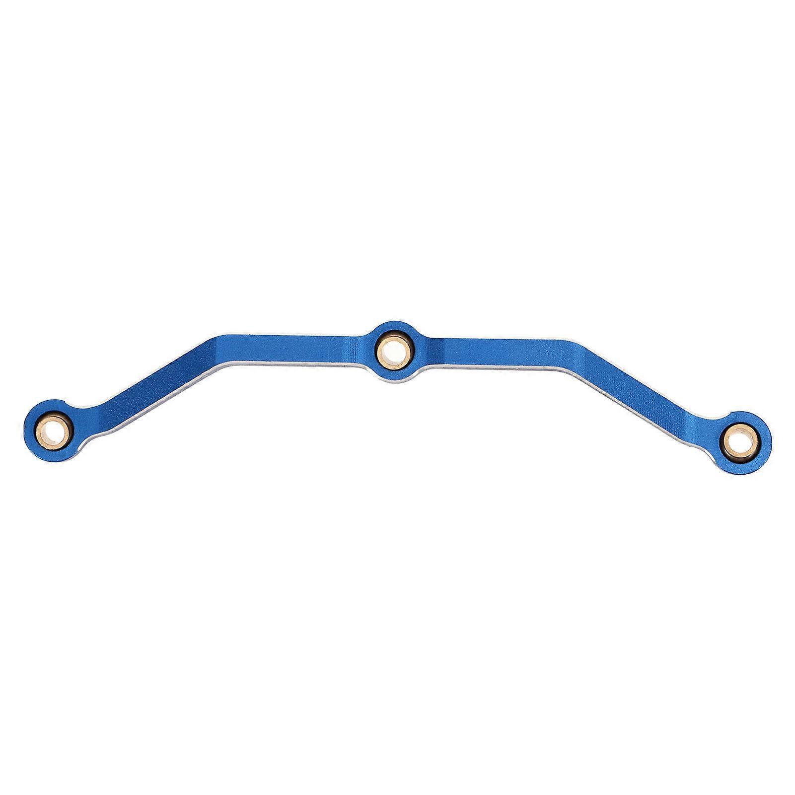 RC Steering Link Aluminum Alloy Upgrade Part RC Steering Tie Rod for Traxxas 1/18 RC Car Blue 