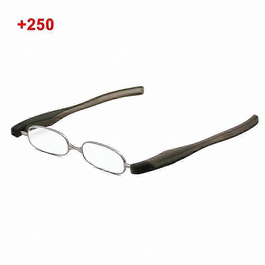 Compact Folding Reading Glasses with 360° Twist, Anti-Glare, Lightweight Design for Easy Carry and Eye Comfort