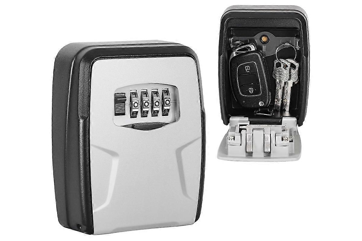 Wall Mount Key Lock Box for Outside House Key Safe Combination