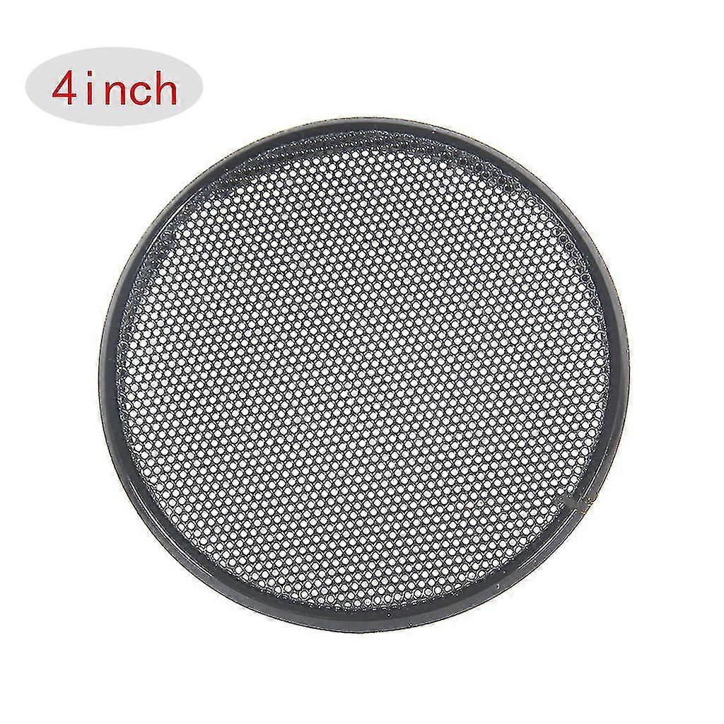 1/2/3/4/5/6 polegadas preto carro alto-falante grill malha redonda chifre protetor capa-eyzi