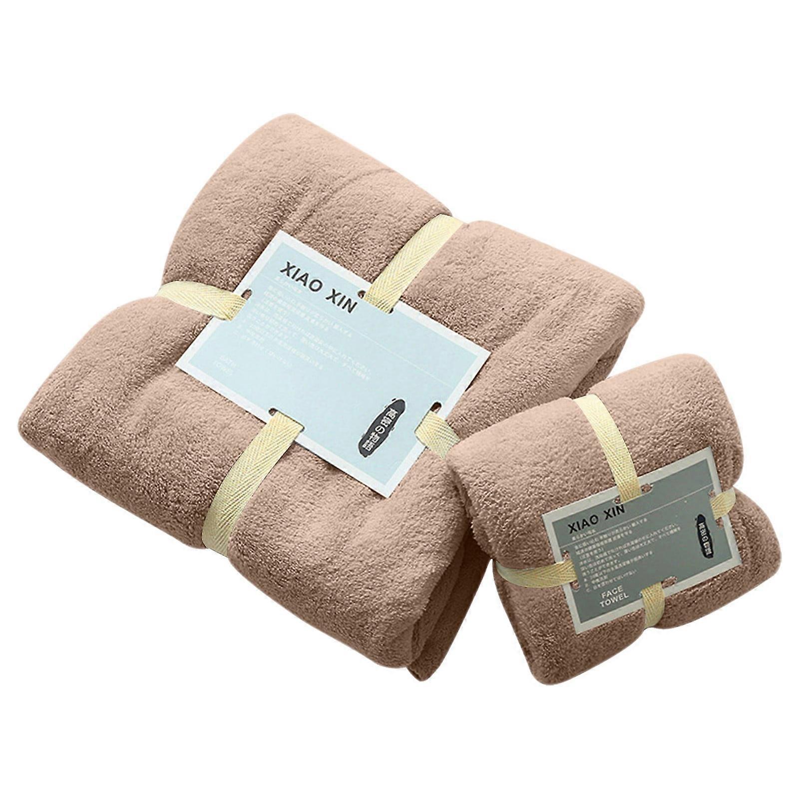ZKCCNUK Towels for Bathroom Cotton 2 In 1 Bath Towel And Face Towel Soft-Set OF 55.1" x 28.7"