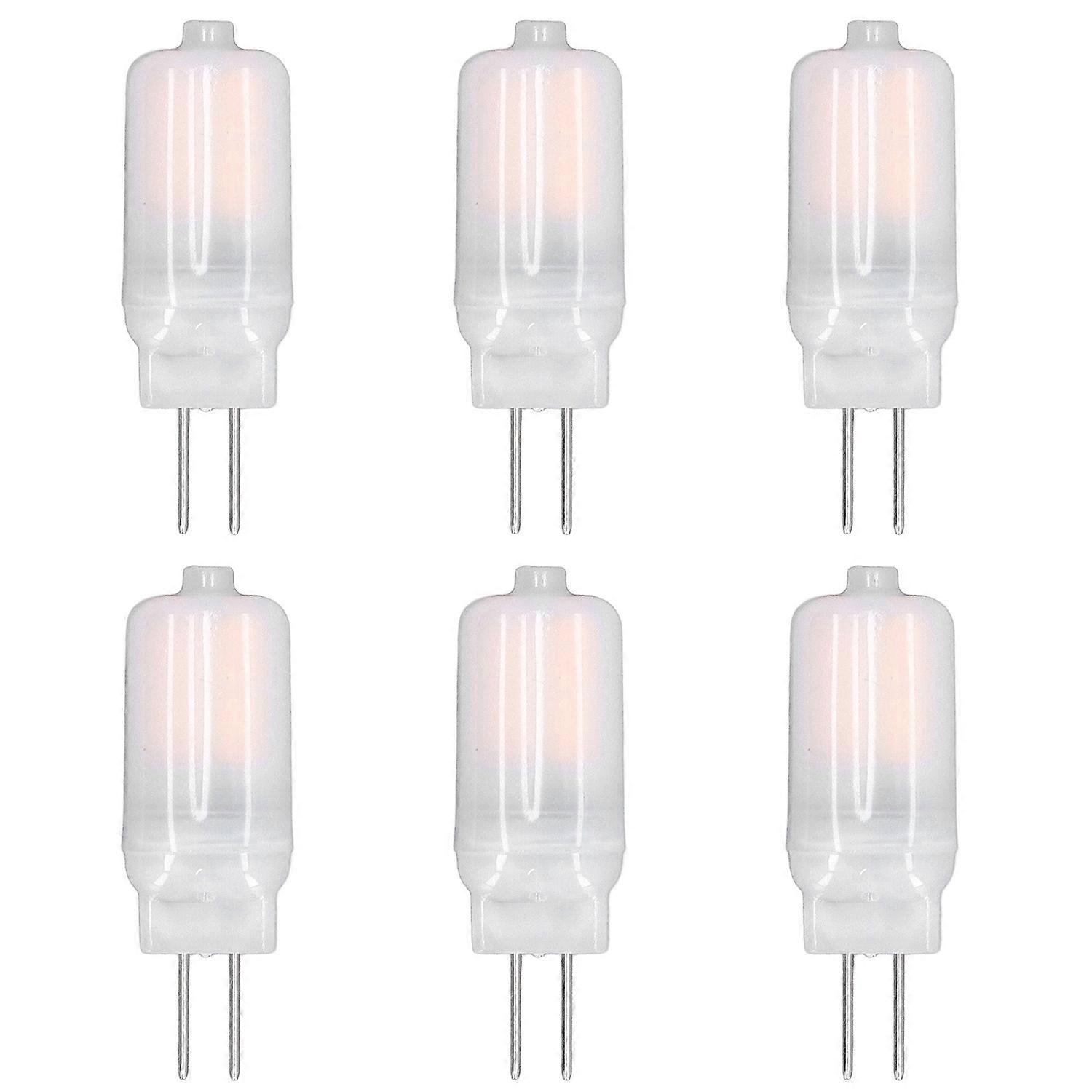 6pcs G4 LED Bulb 12V 360° Luminescence 360° Heat Dissipation Low Power Consumption General Standard 