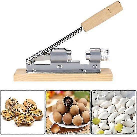 Nøddeknækker Multifunktionel Bærbar Nøddeknækker Valnød Sheller Møtrik Cracker Tool