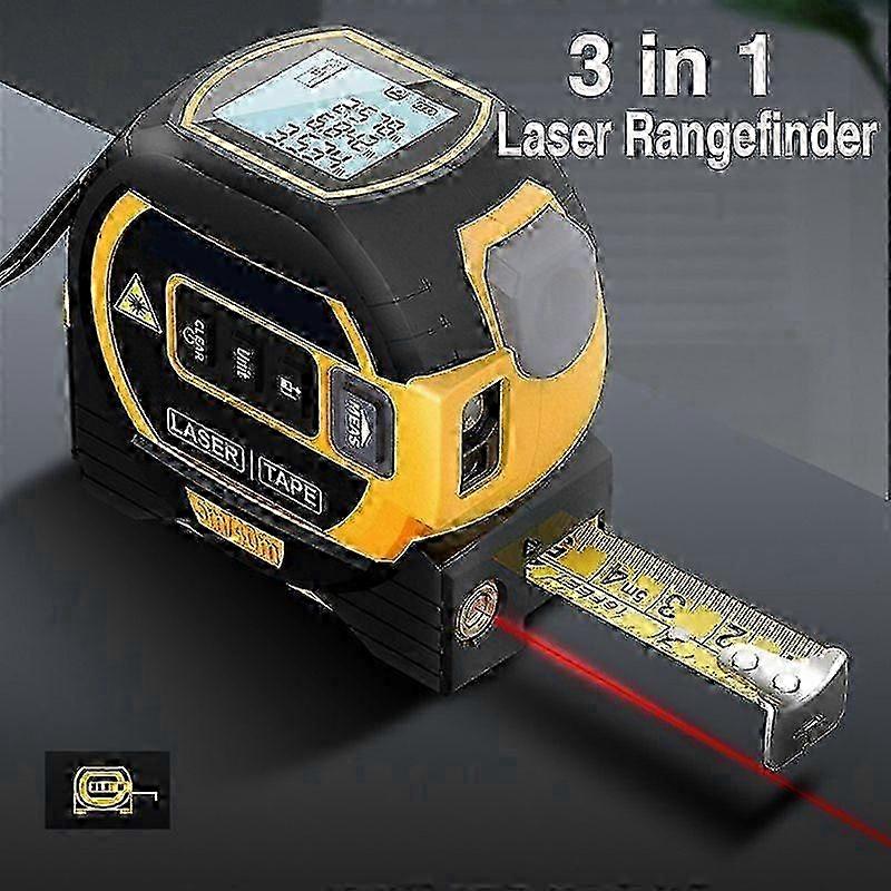 Laser-rangefinder Digital Laser-distance Meter Rangefinder 3 In1 Lcd Display 60m