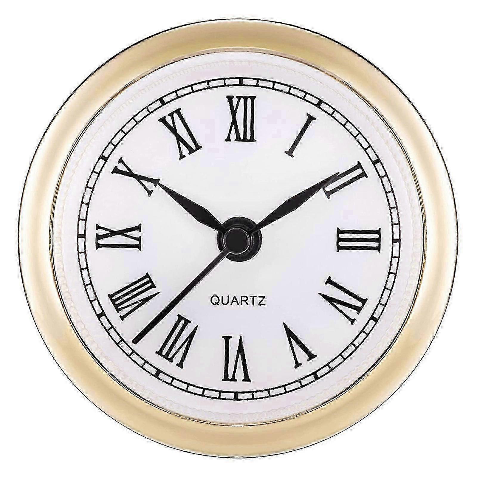 Mini Clock Insert 2.4 Inch 61mm Round Quartz Clock Fit-up Movement Miniature