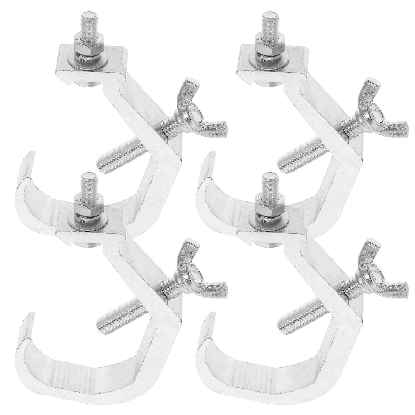 Stage Light Clamp Hooks Aluminum for Stage Lighting Setup 4Pcs Clamps