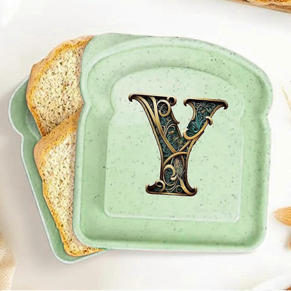 DEKAXID Customizable Toast Keeper With Lid - Fresh Bread Storage Box 26 Letters Available