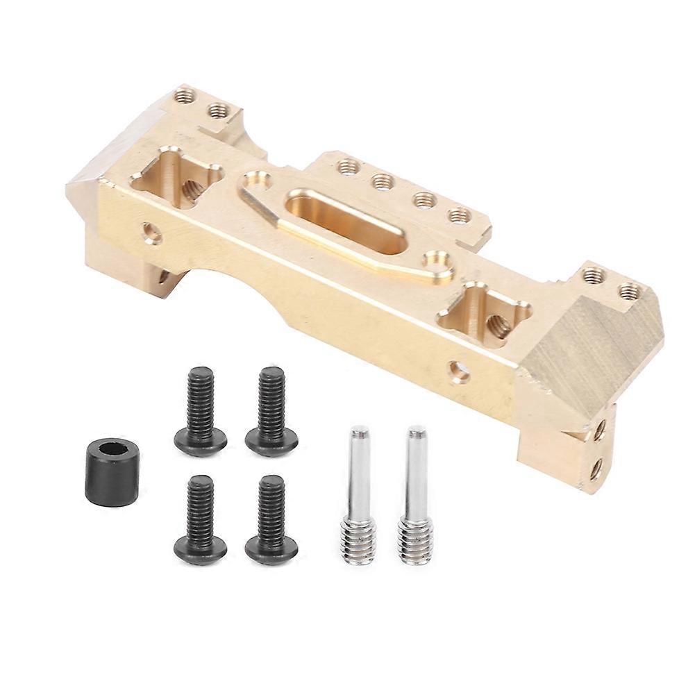 Brass Front Bumper Mount Servo Bracket Remote Control Model Accessory Fit for Traxxas TRX4 RC Car