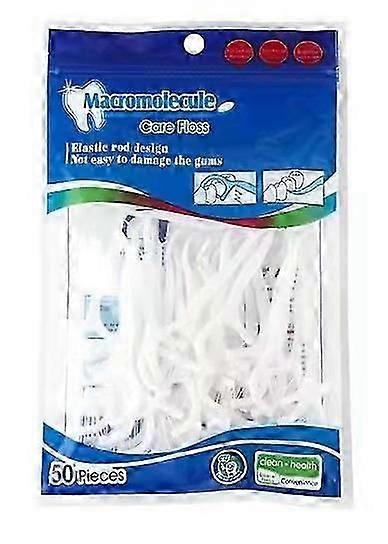 50/30/20pcs High-Tension Flossing Sticks, Toothpick Cleaner with Flat Floss