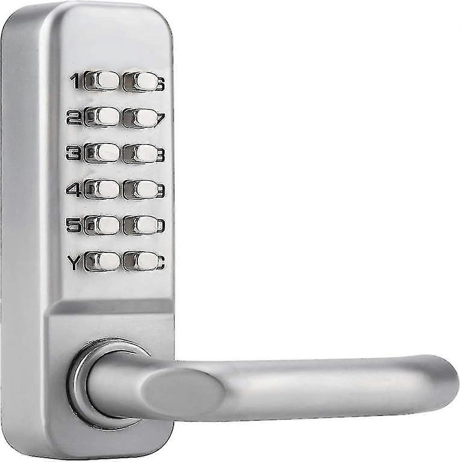 Waterproof Mechanical Code Lock, 1-11 Digit Code Combination Security Password Coded Lock Keyless Mechanical Combination Door Lock For Wooden Office D